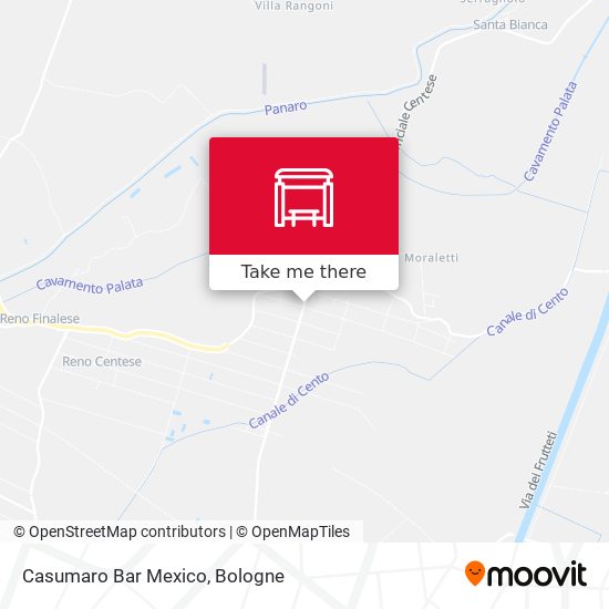 Casumaro Bar Mexico map