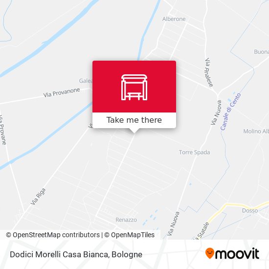 Dodici Morelli Casa Bianca map