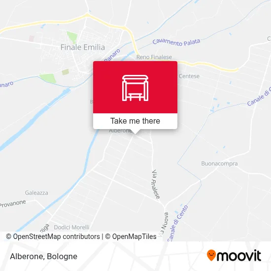 Alberone map