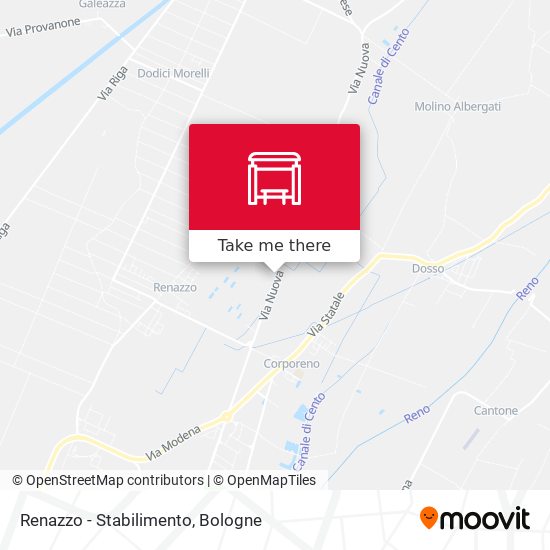 Renazzo - Stabilimento map