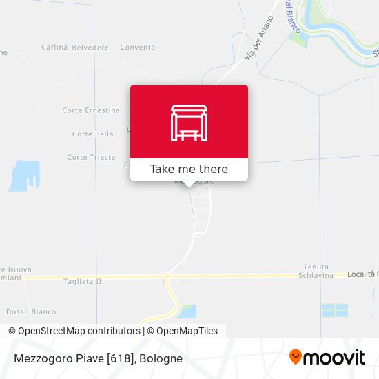 Mezzogoro Piave [618] map