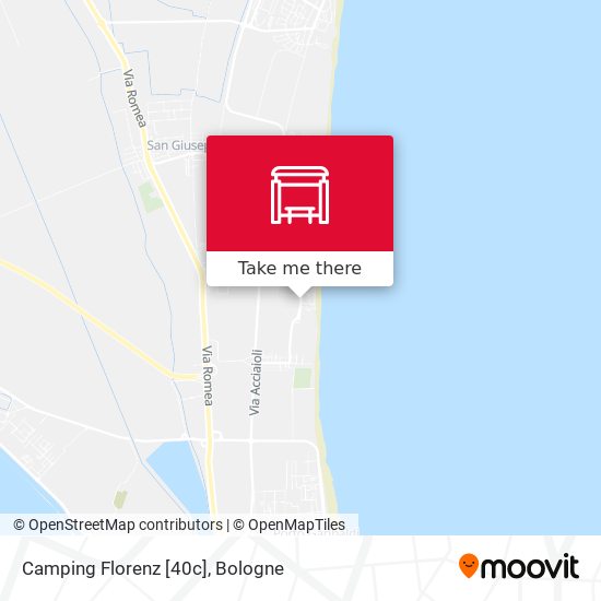 Camping Florenz [40c] map