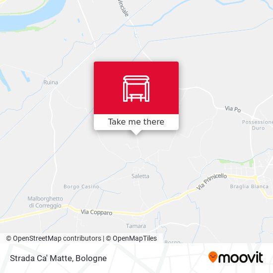Strada Ca' Matte map