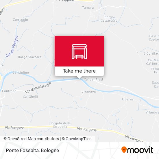 Ponte Fossalta map