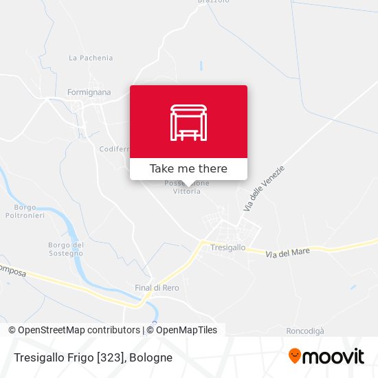 Tresigallo Frigo [323] map