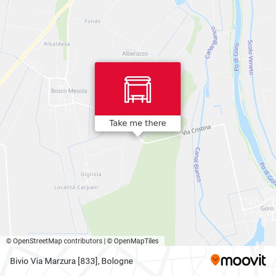 Bivio Via Marzura [833] map