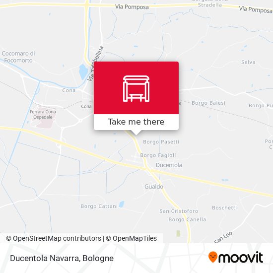 Ducentola Navarra map