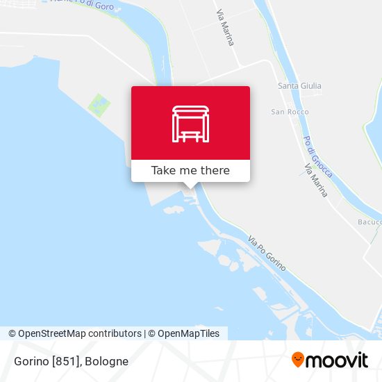 Gorino [851] map