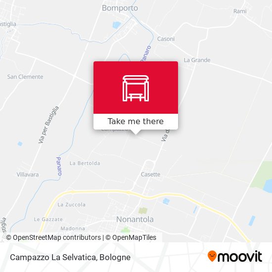 Campazzo La Selvatica map