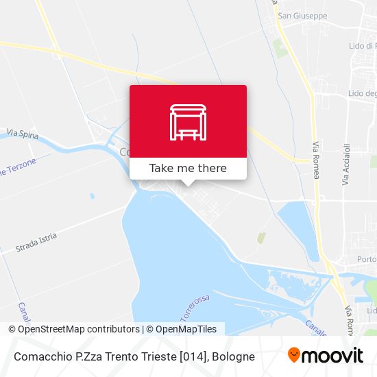 Comacchio P.Zza Trento Trieste [014] map