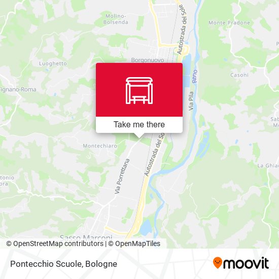 Pontecchio Scuole map