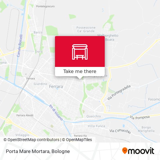 Porta Mare Mortara map