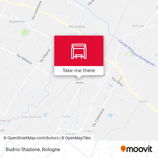 Budrio Stazione map
