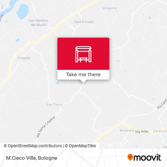 M.Cieco Ville map