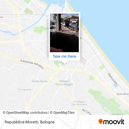 Repubblica-Moretti map