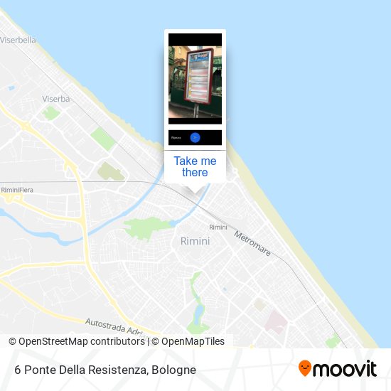6 Ponte Della Resistenza map