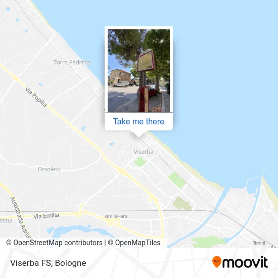 Viserba Railway Station map