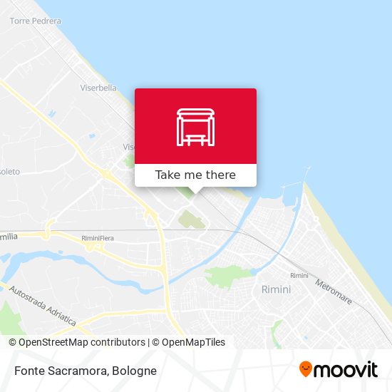 Fonte Sacramora map