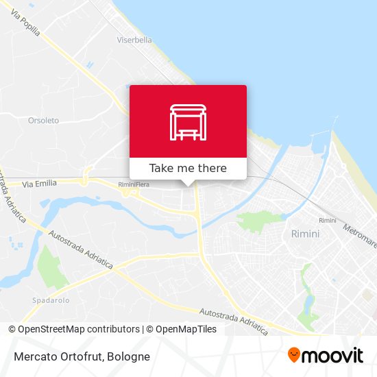 Mercato Ortofrut map