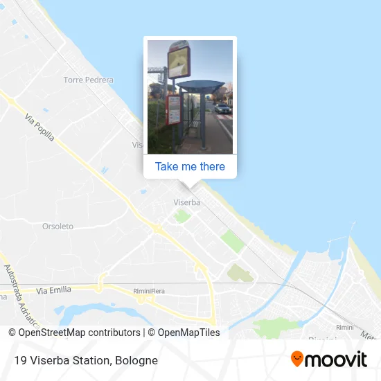 19 Viserba Station map