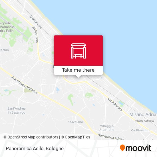 Panoramica Asilo map