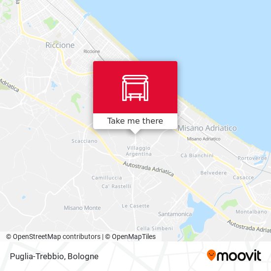 Puglia-Trebbio map