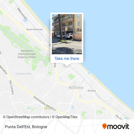 Punta Dell'Est map