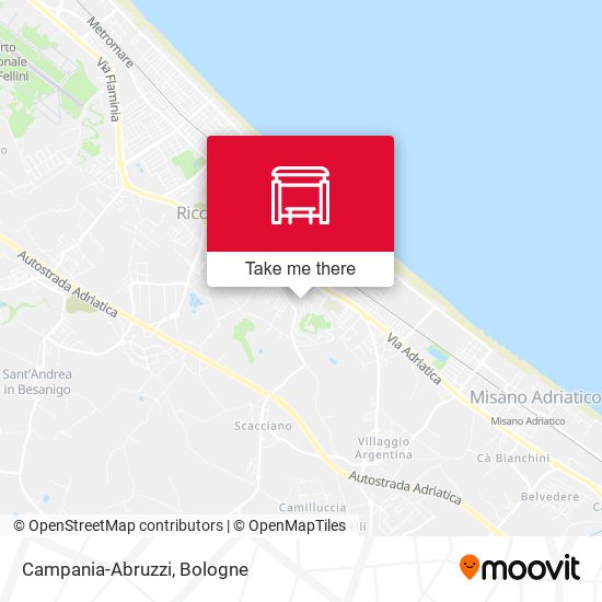 Campania-Abruzzi map