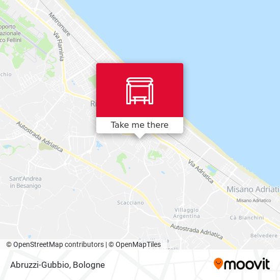 Abruzzi-Gubbio map