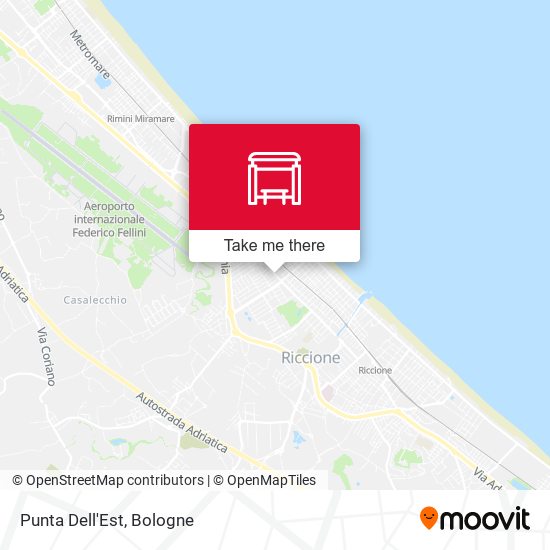 Punta Dell'Est map
