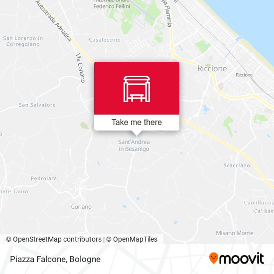 Piazza Falcone map