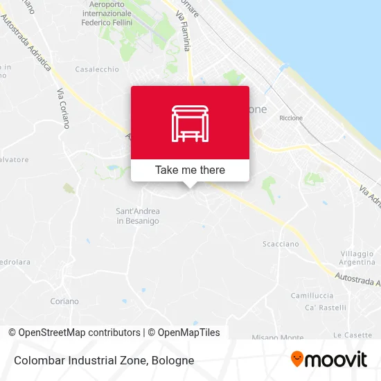 Colombar Industrial Zone map