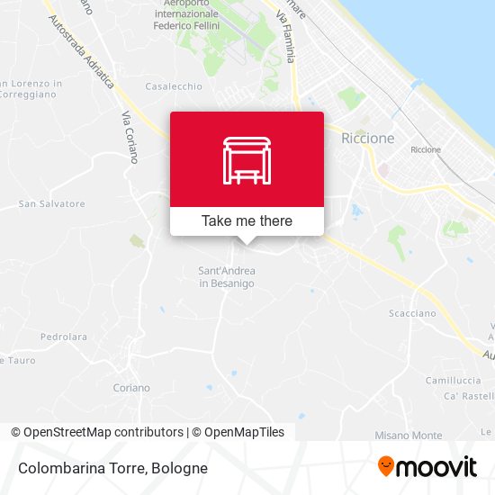 Colombarina Torre map
