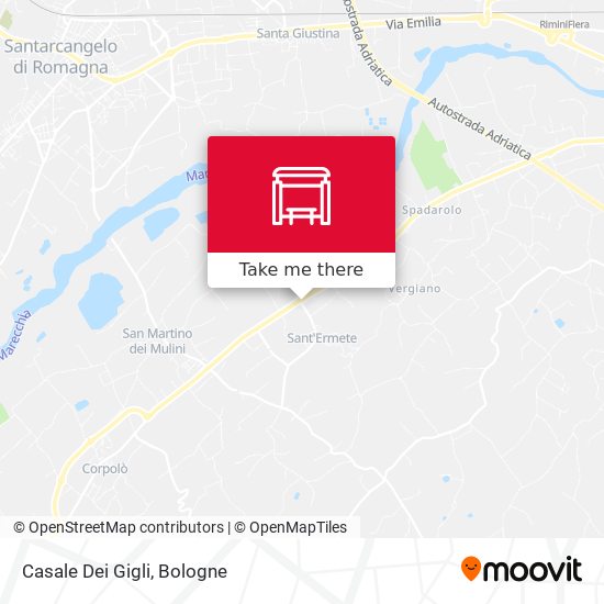 Casale Dei Gigli map