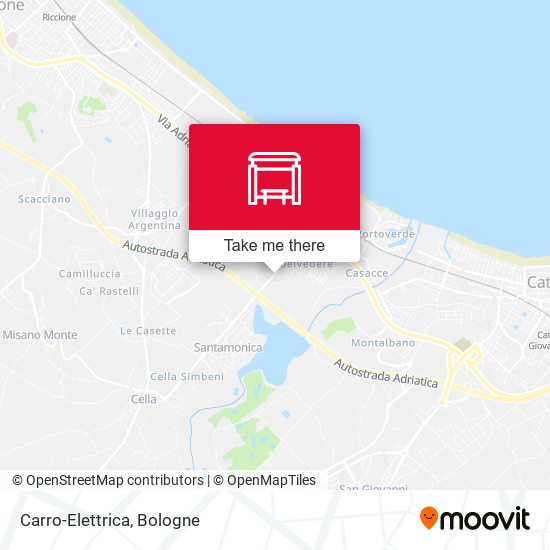 Carro-Elettrica map