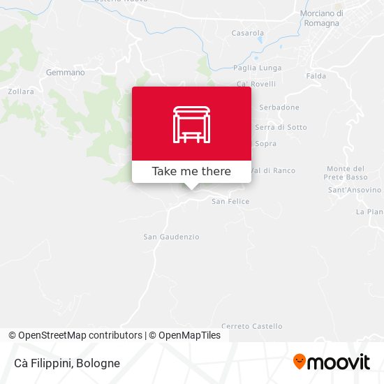 Cà Filippini map