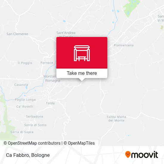 Ca Fabbro map