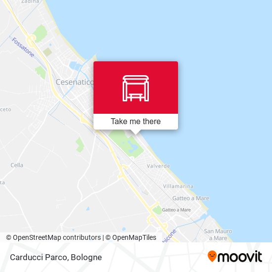 Carducci Parco map