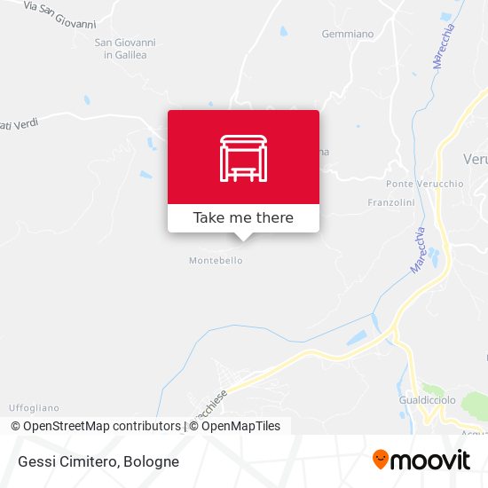 Gessi Cimitero map