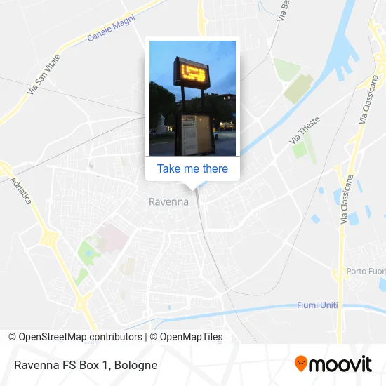 Ravenna Railway Station Box 1 map