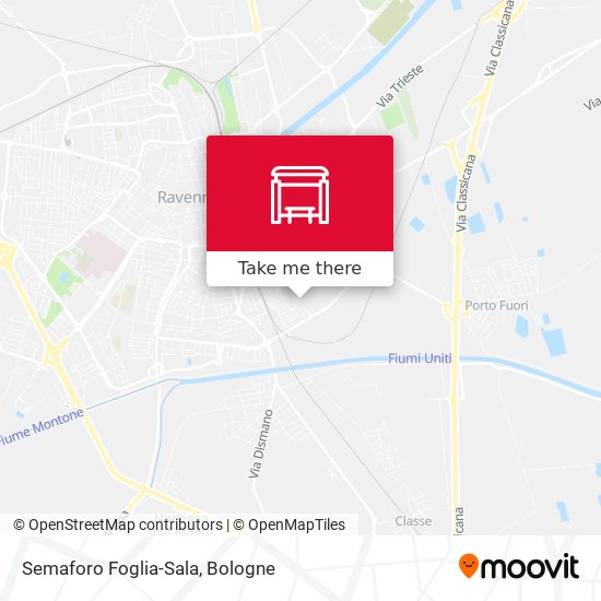 Semaforo Foglia-Sala map