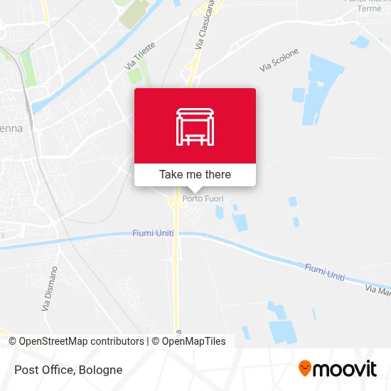Post Office map