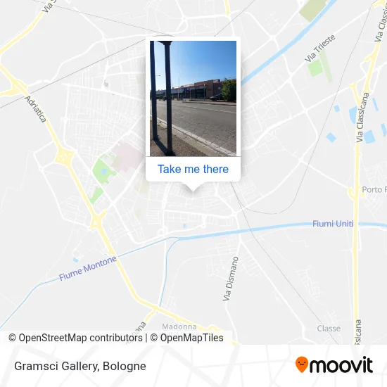 Gramsci Gallery map