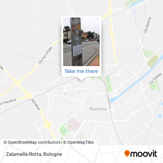 Zalamella-Rotta map