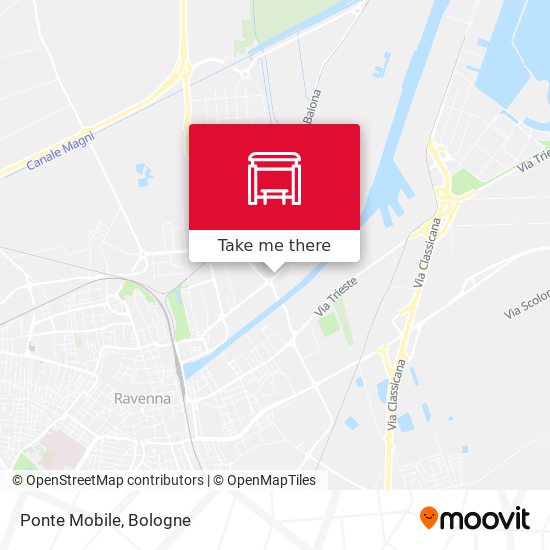 Ponte Mobile map