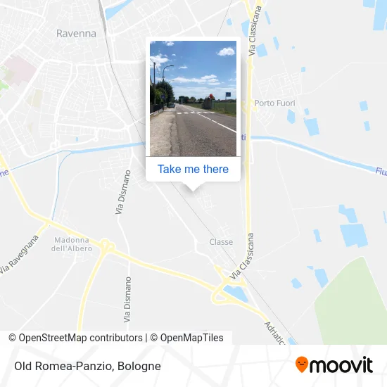 Old Romea-Panzio map