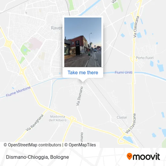 Dismano-Chioggia map