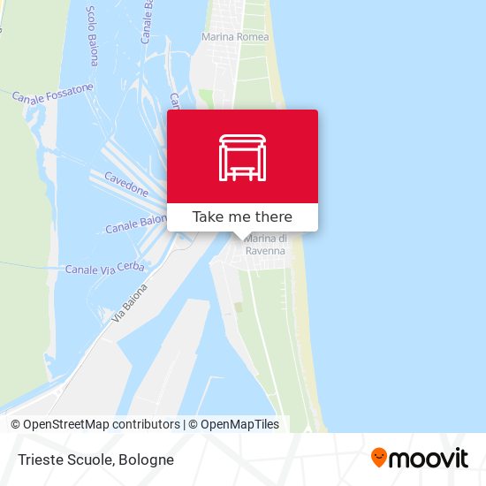 Trieste Scuole map