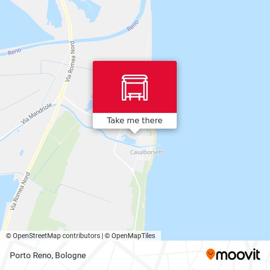 Porto Reno map