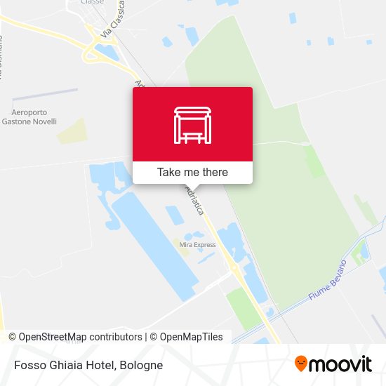 Fosso Ghiaia Hotel map